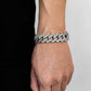 Iced Out Flat Prong Cuban Chain Link Bracelet 19mm