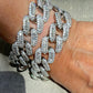 Iced Out Chain Link Bracelet 20mm
